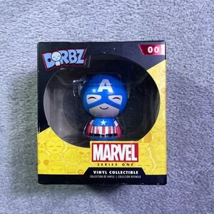 Marvel Dorbz Series One Captain America Vinyl Collectible 001